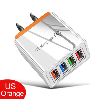USB Charger Quick Charge 3.0 for Samsung Xiaomi Mi Tablets Mobile Phone Charger Adapter EU/US Plug Fast Charging