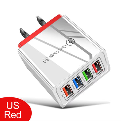 USB Charger Quick Charge 3.0 for Samsung Xiaomi Mi Tablets Mobile Phone Charger Adapter EU/US Plug Fast Charging